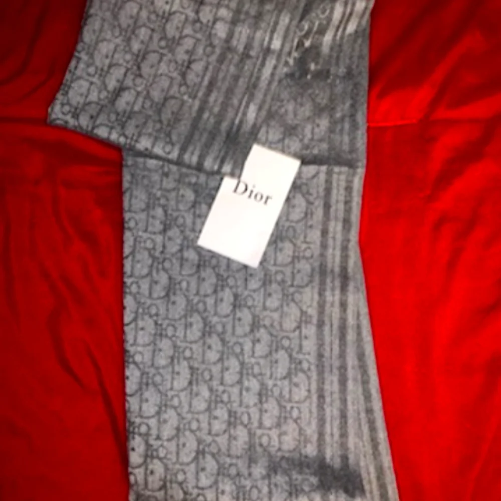 Dior oriental scarf gray